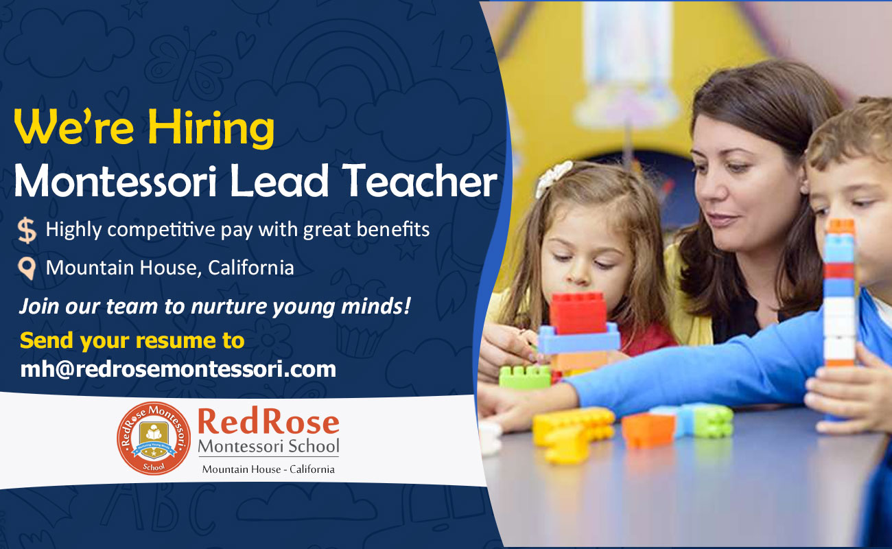 Hiring Montessori Lead Teacher In Mountain House, CA